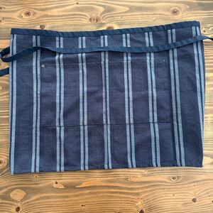 Unisex Chef Works Apron One Size Blue Striped